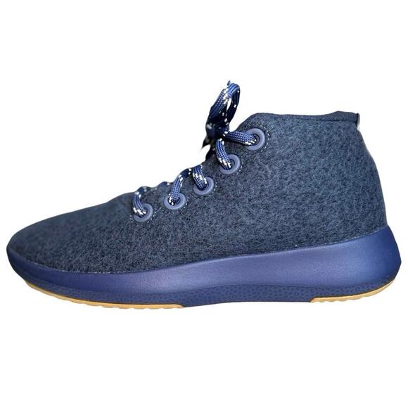 All Birds Women’s Wool Runner Up Mizzles High Top Sneakers Savanna Night Size 8 - Picture 5 of 9